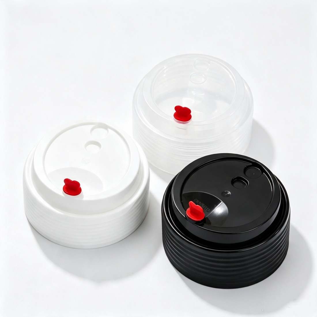 Cup lids for hot and cold drinks