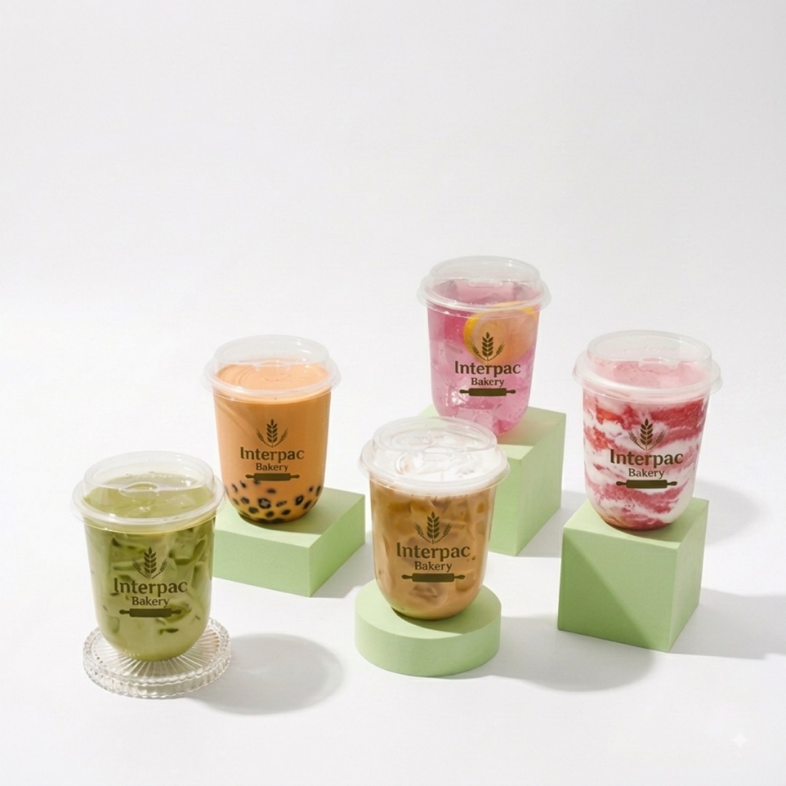 Clear PET cold drink cups in bulk