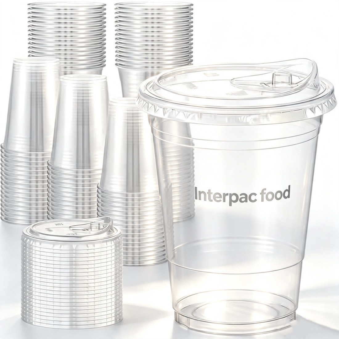 Single-wall paper coffee cups printed with custom logos
